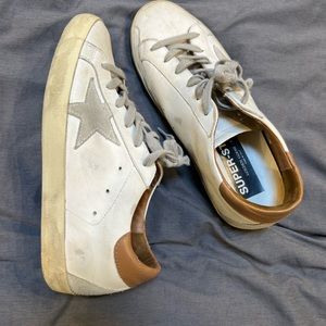 Golden Goose Super-Star
White Vacchetta Tan Grey Suede Patch